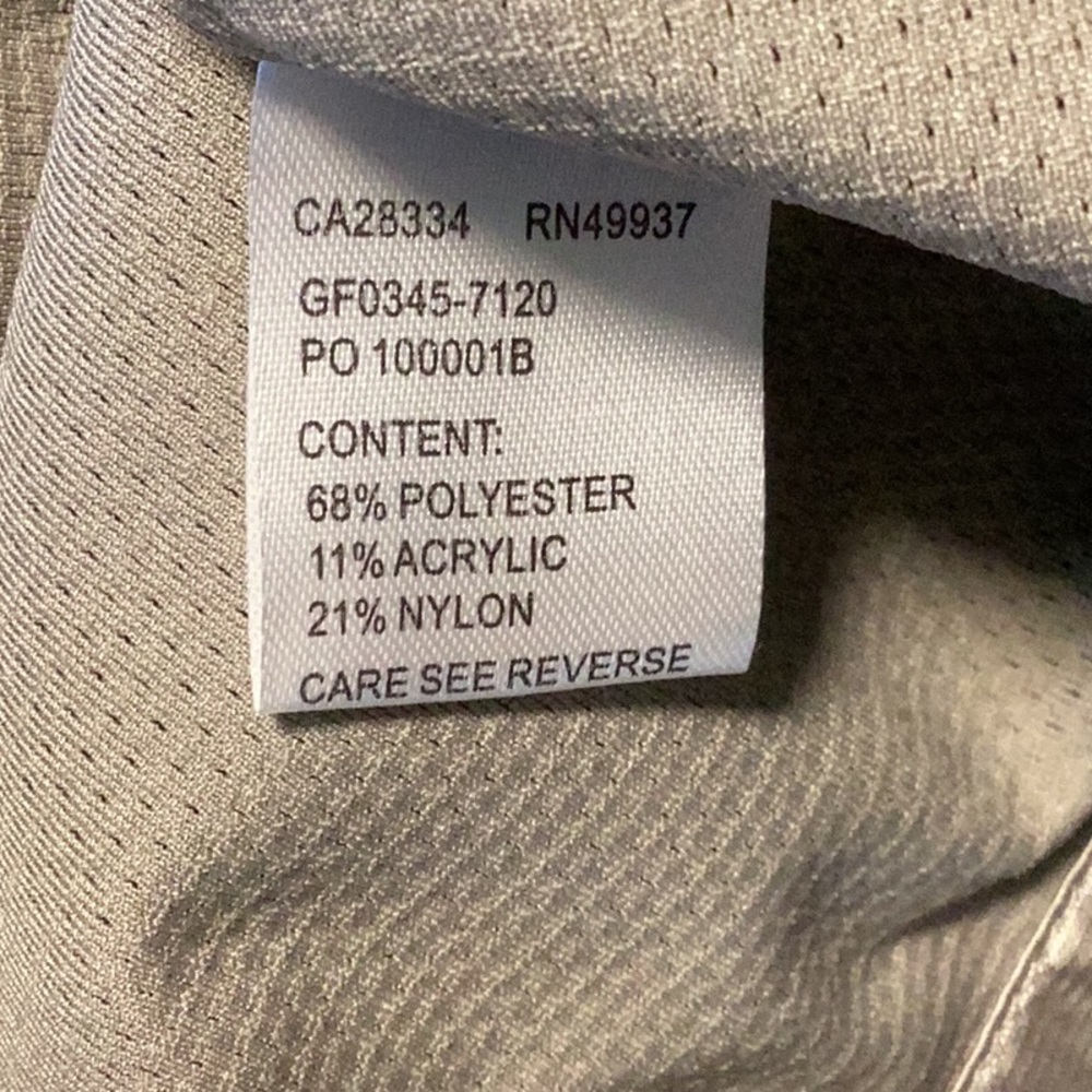 Tail Zip Front Active Jacket Size M - image 11